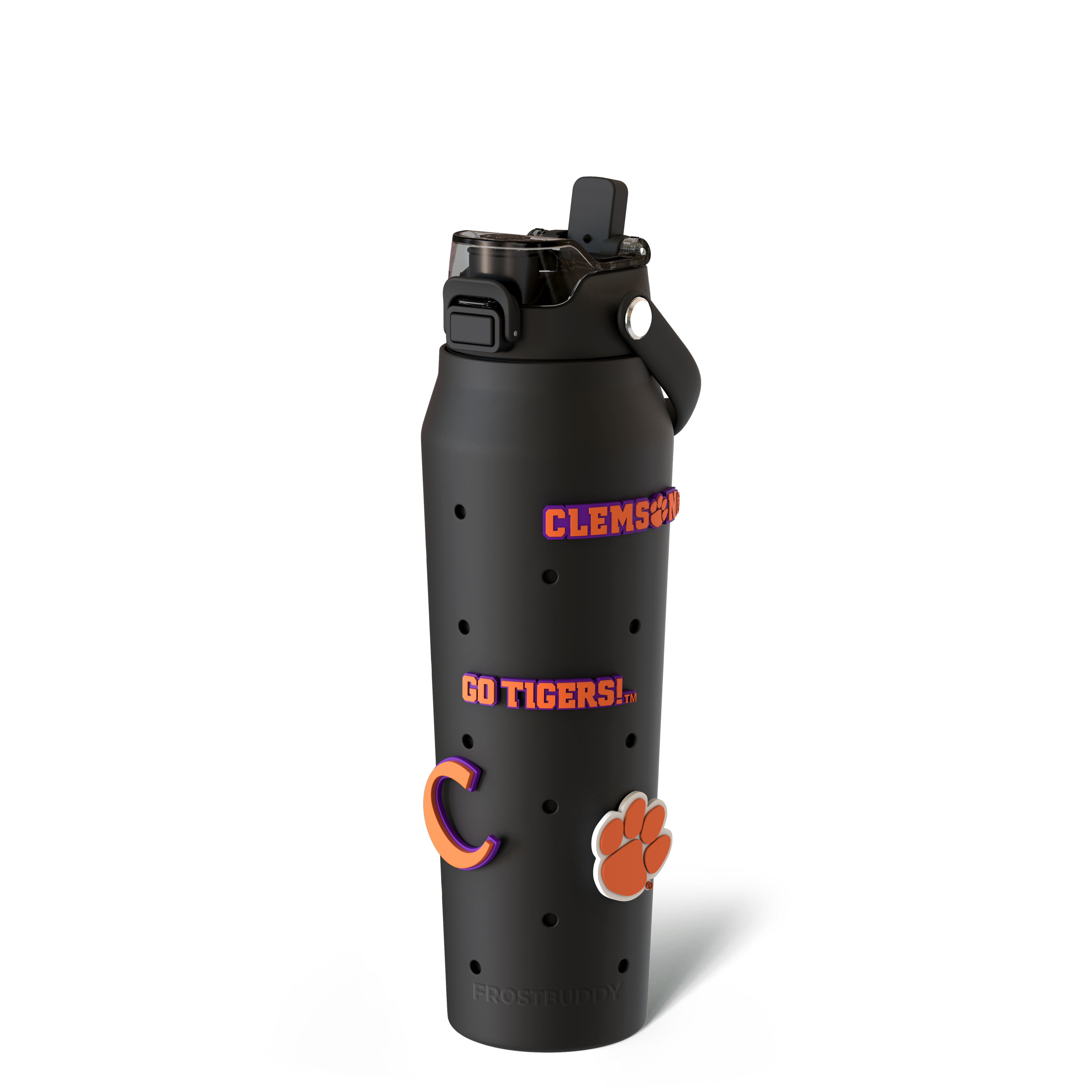 Bottle Buddy 32oz | Clemson Tigers | Skin + Budz Bundle