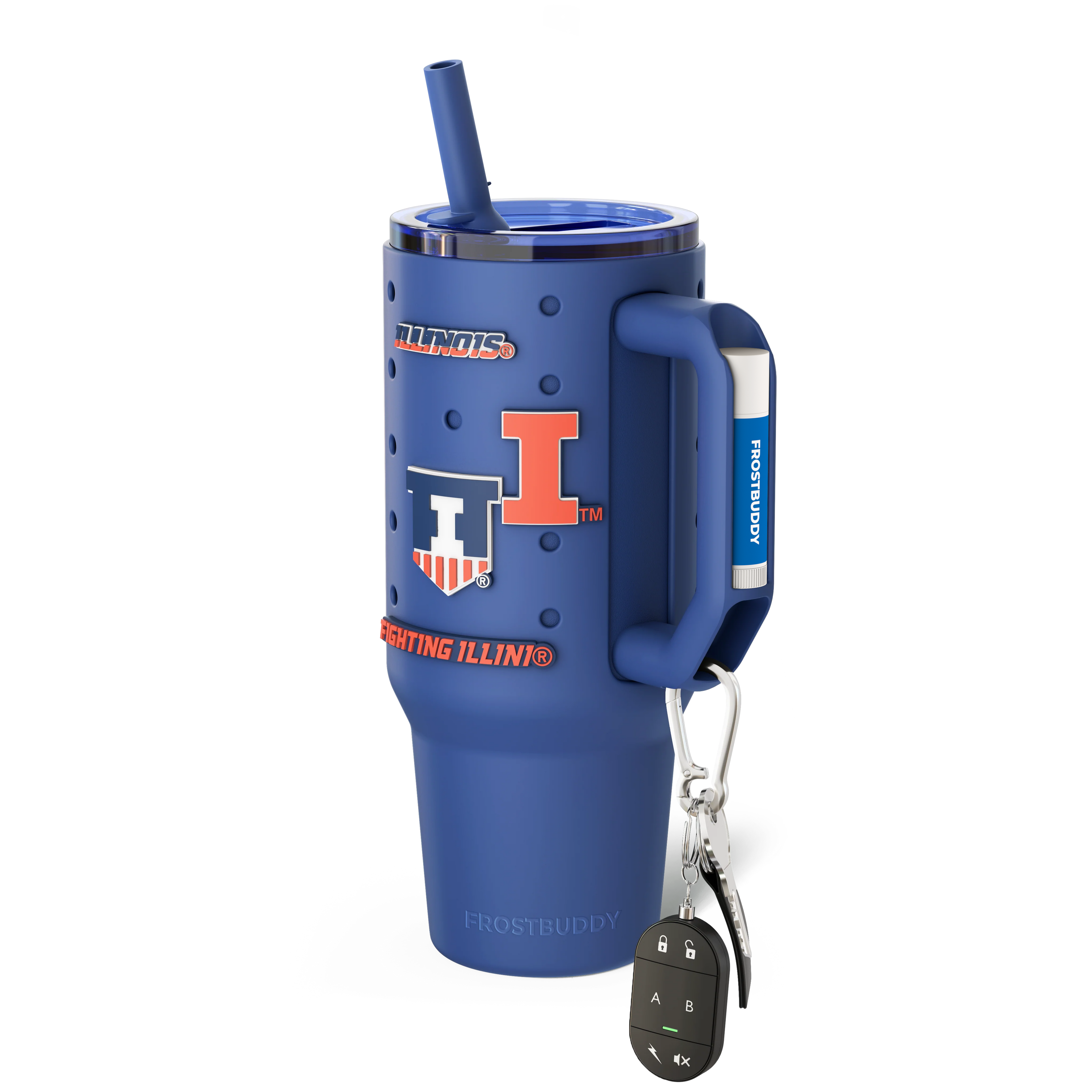 Thicc Buddy 40oz | Illinois Fighting Illini | Skin + Budz Bundle