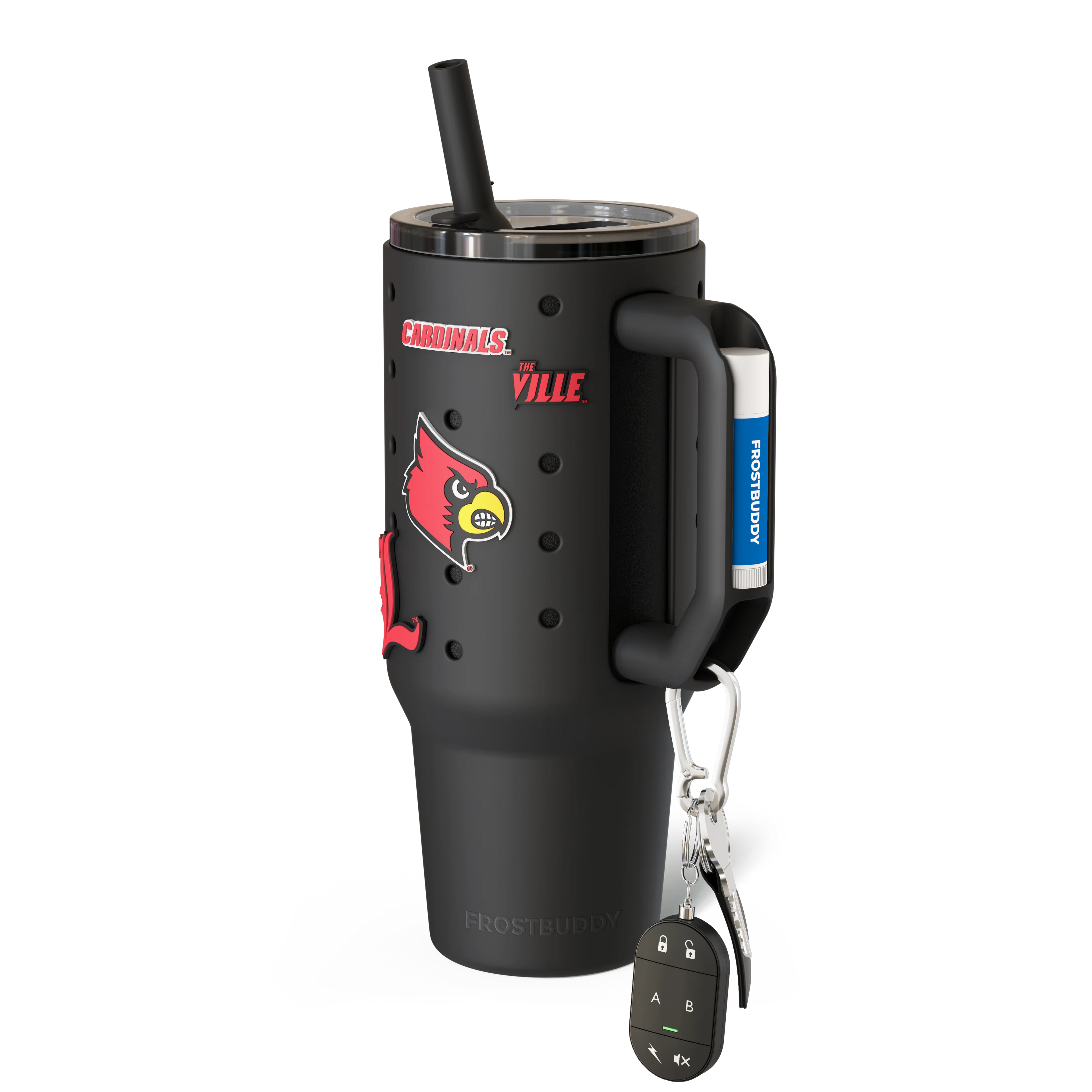 Thicc Buddy 40oz | Louisville Cardinals | Skin + Budz Bundle