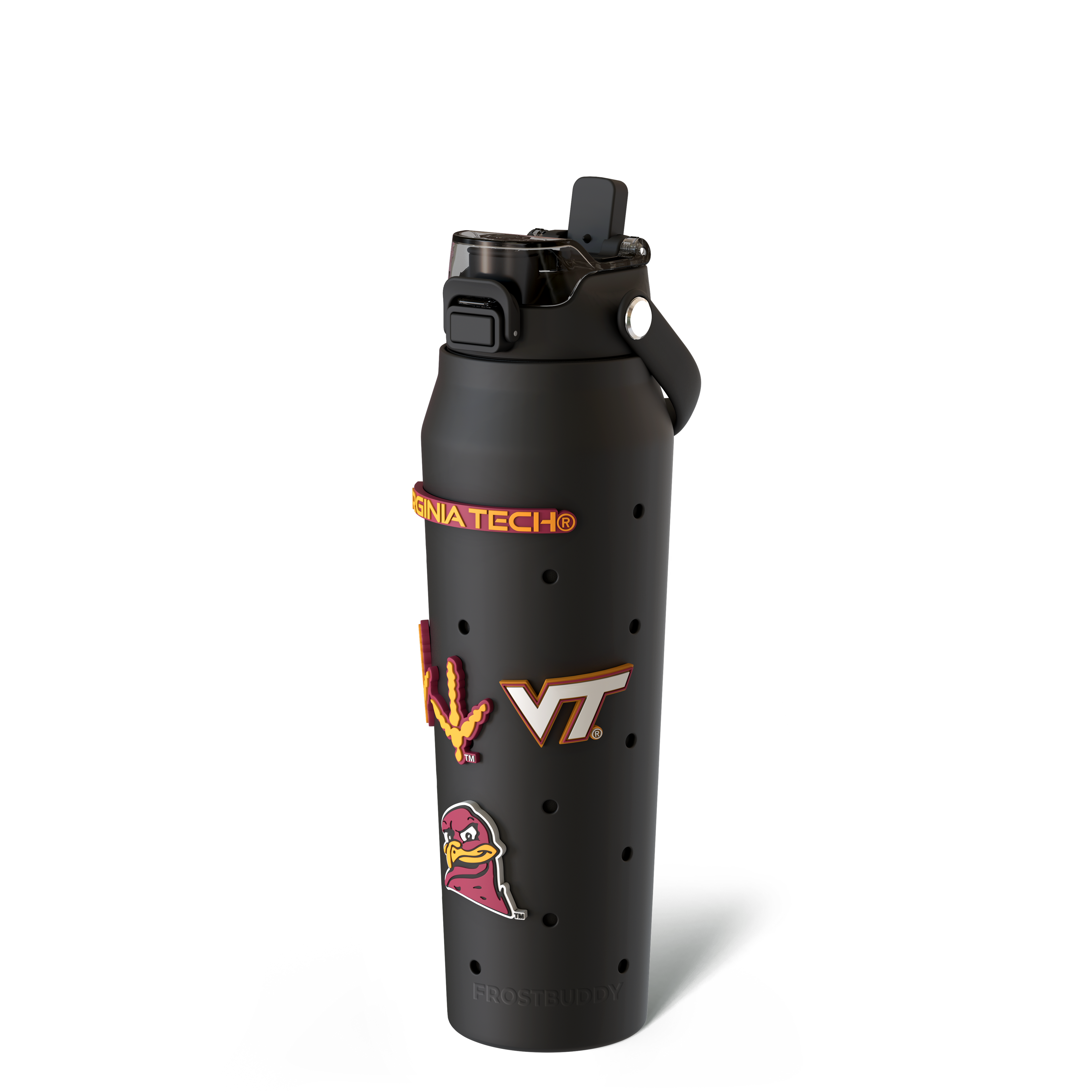 Bottle Buddy 32oz | Virginia Tech Hokies | Skin + Budz Bundle