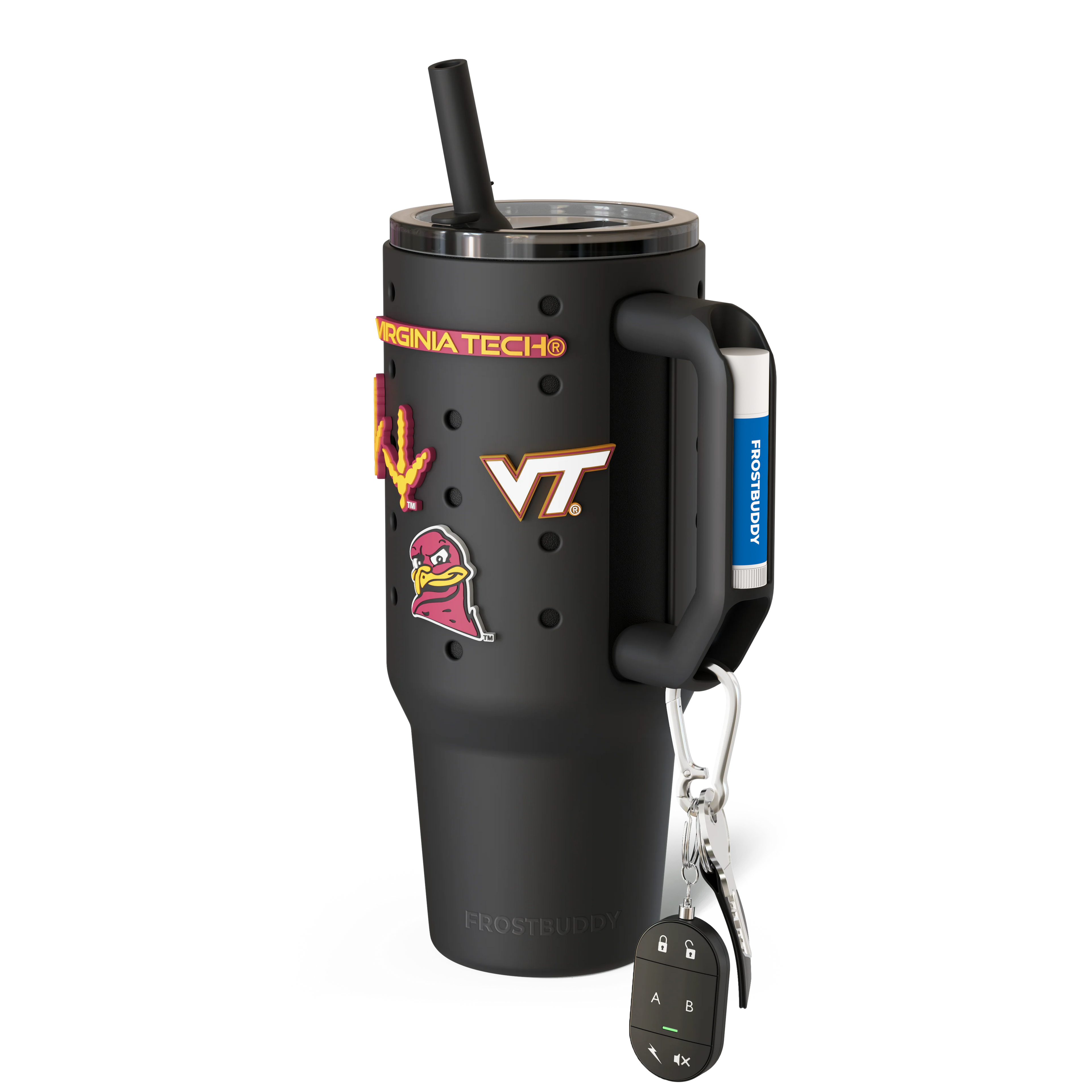 Thicc Buddy 40oz | Virginia Tech Hokies | Skin + Budz Bundle